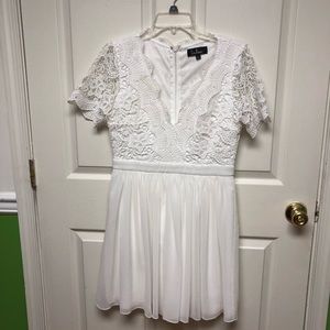 White Dress with Lace details